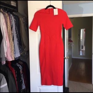 NWT ASOS red midi dress